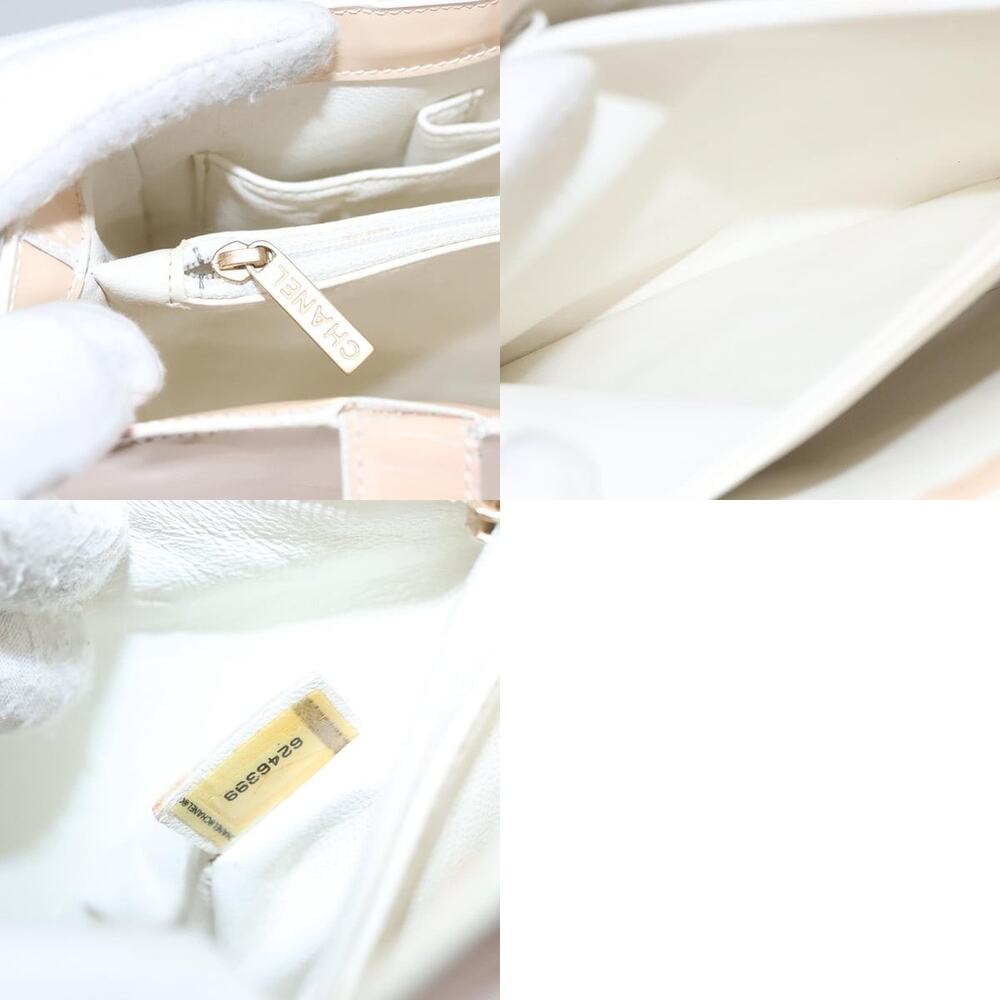 Chanel Tote Bag Enamel Beige Gold CC - Picture 8 of 8